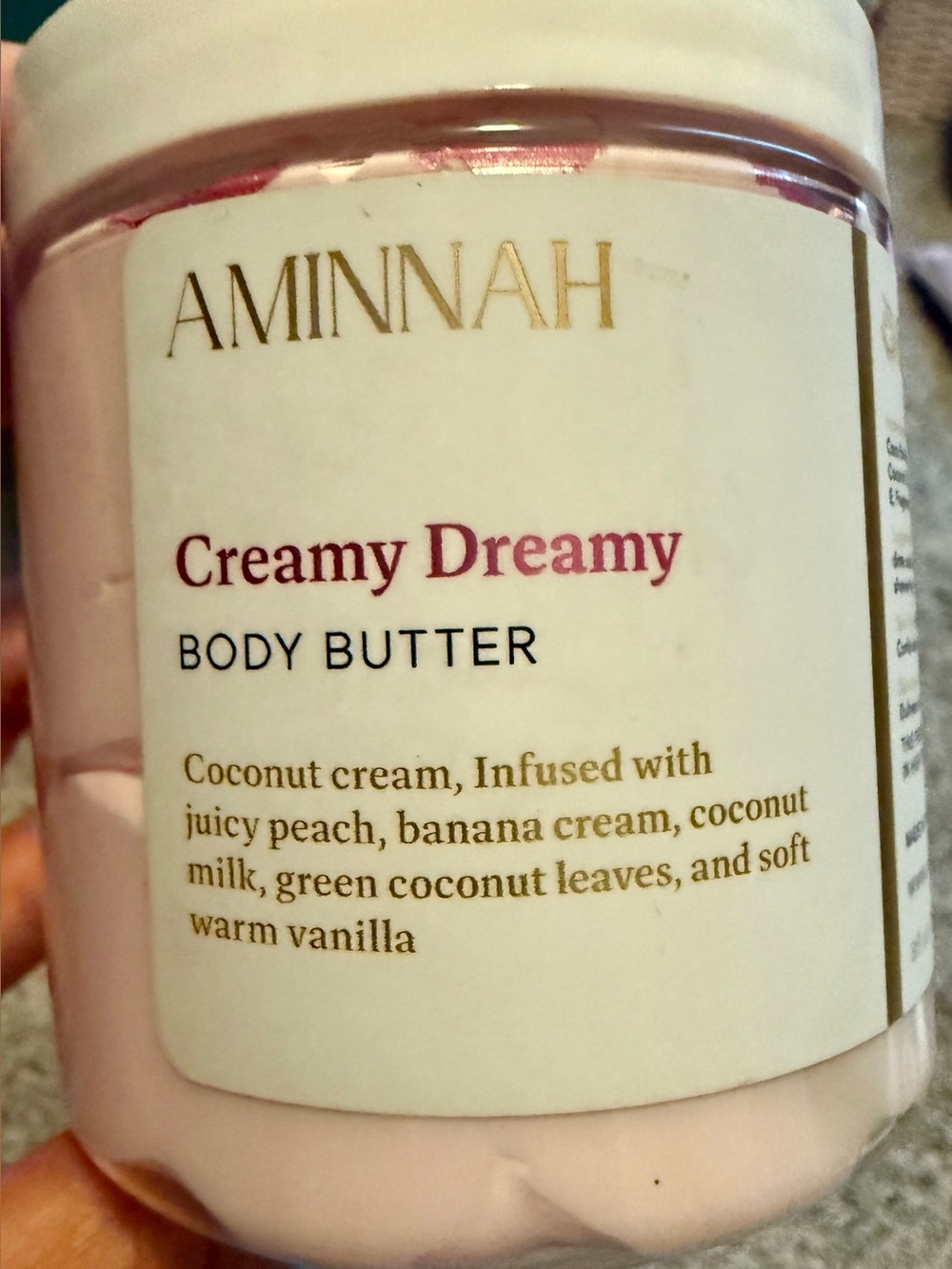 NWT Aminnah Creamy Dreamy Body Butter